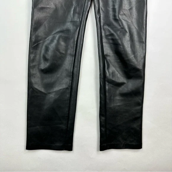 Aritzia Wilfred Vegan Leather Melina Pants Size 0 - Picture 4 of 10